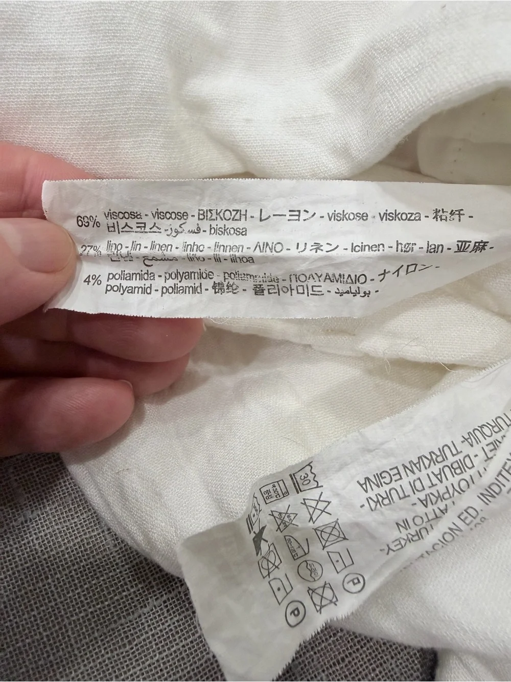Zara linen blend
